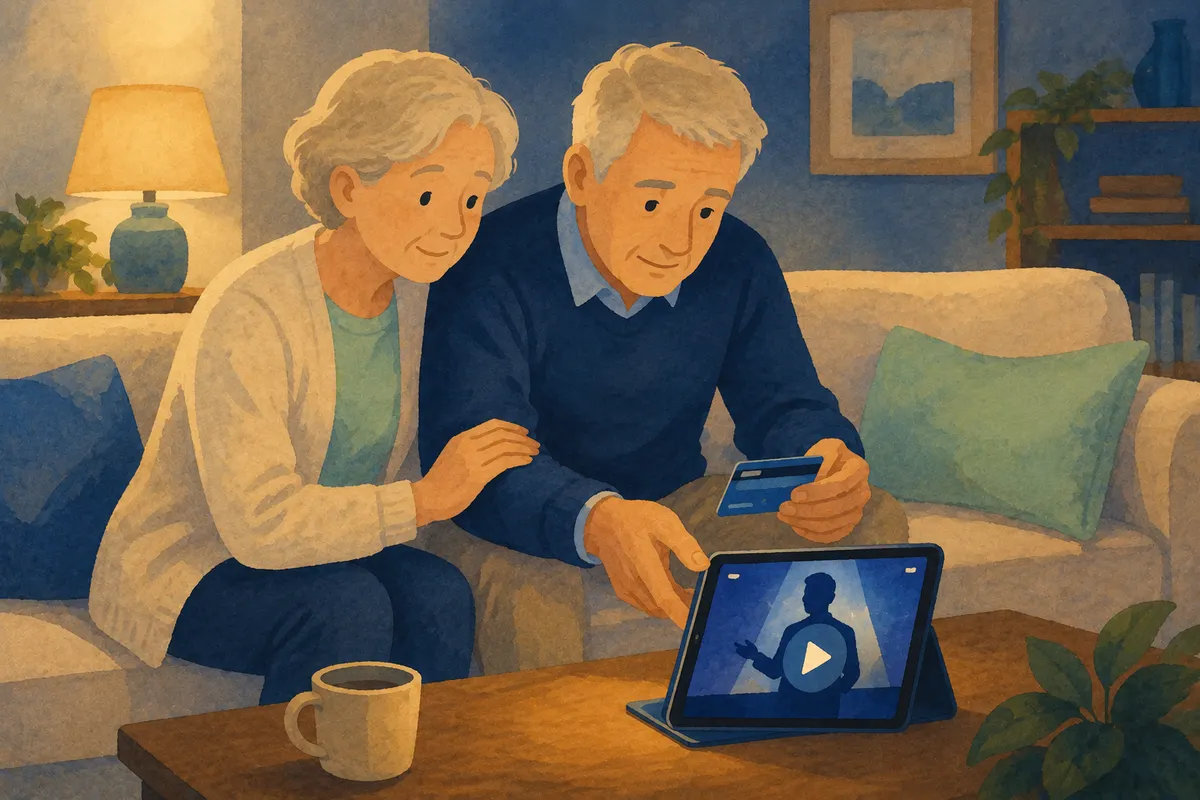 Investment scam illustration